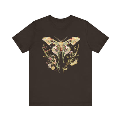 Floral MOTH Sacred Geometry T-shirt Design