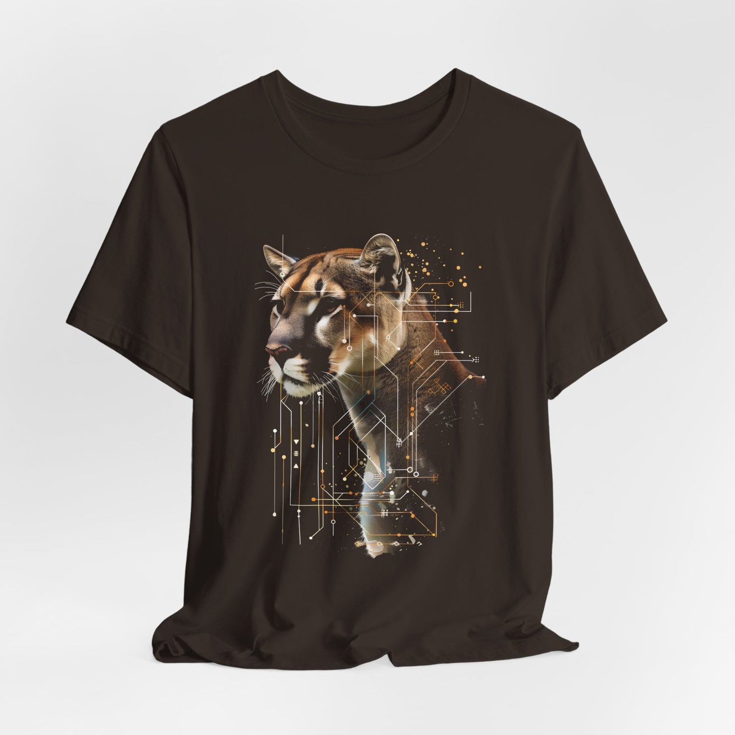 Mountain Lion cougar Sacred T-shirt Design 1