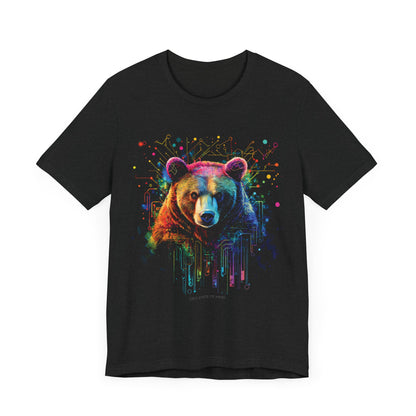 Bear Splatter digital art  T-shirt Design