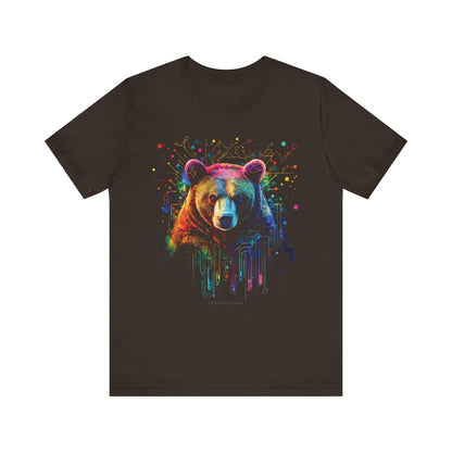 Bear Splatter digital art  T-shirt Design