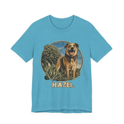 Personalized Pet Portrait T-Shirt - HAZEL EXAMPLE.