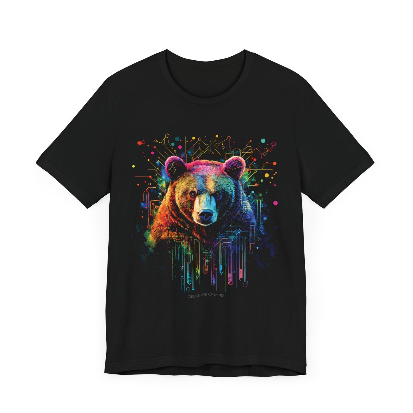 Bear Splatter digital art  T-shirt Design