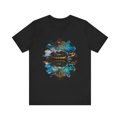 Turtle reflection cloudy T-shirt Design