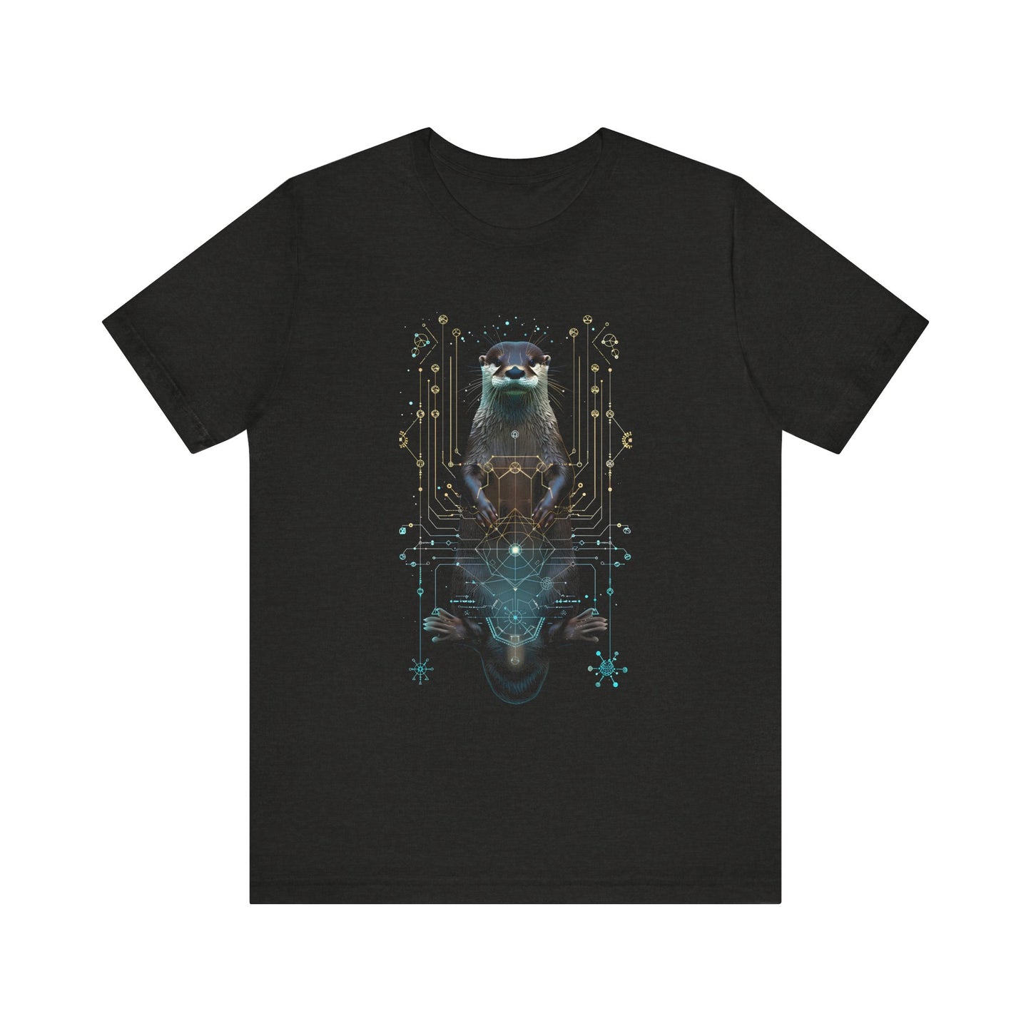 Otter Sacred Geometry T-shirt Design