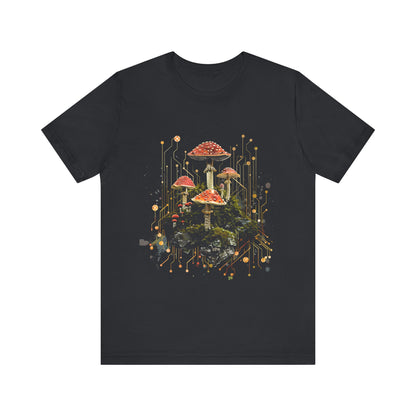 Mushroom Sacred Geometry T-shirt Design