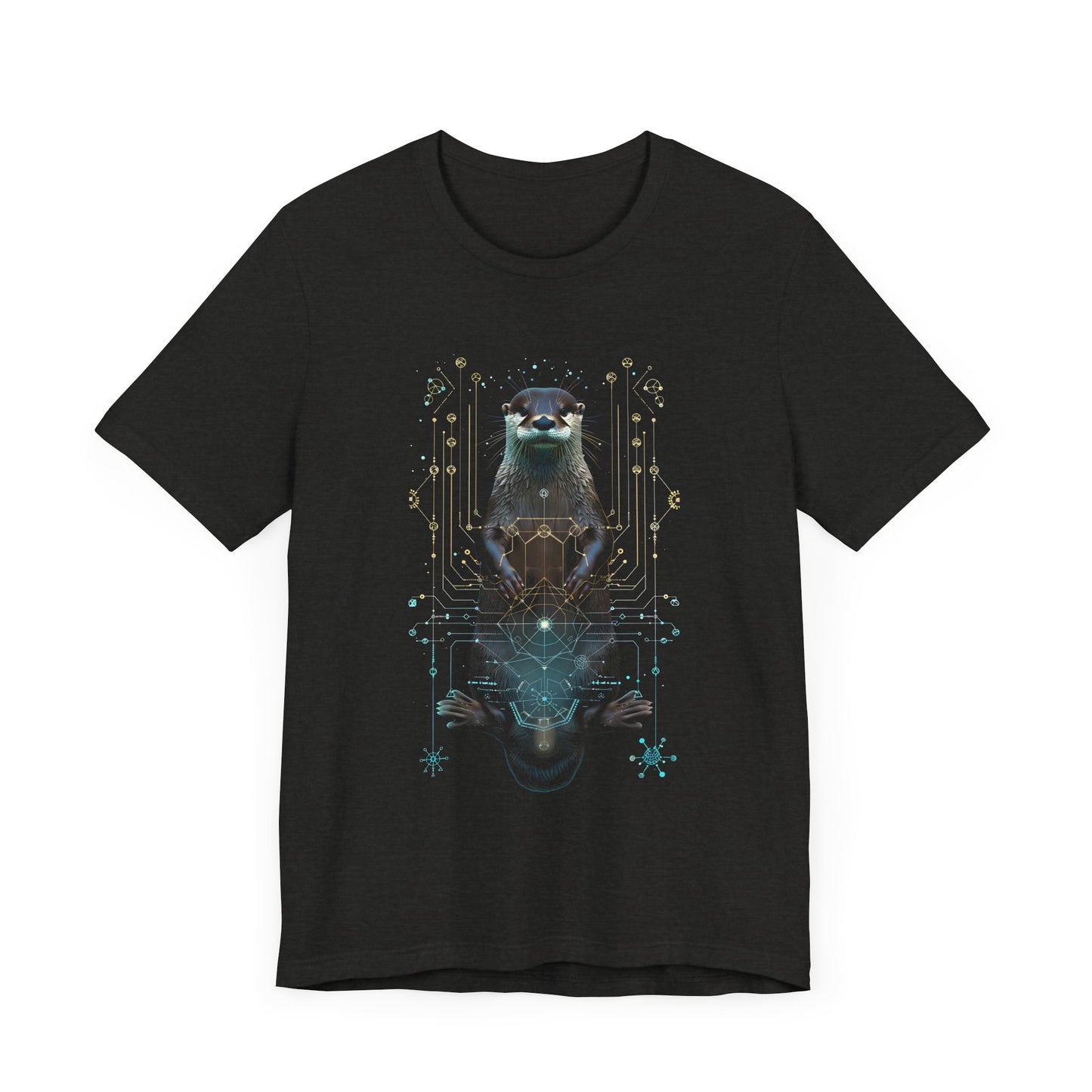 Otter Sacred Geometry T-shirt Design