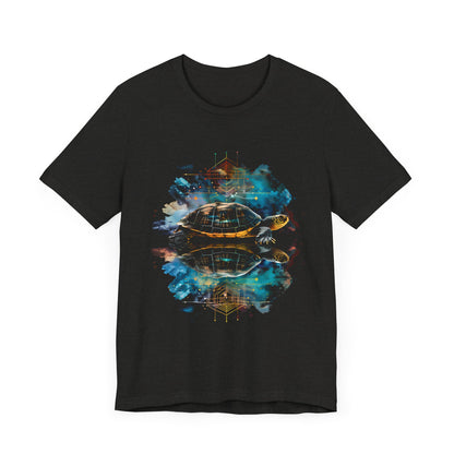 Turtle reflection cloudy T-shirt Design