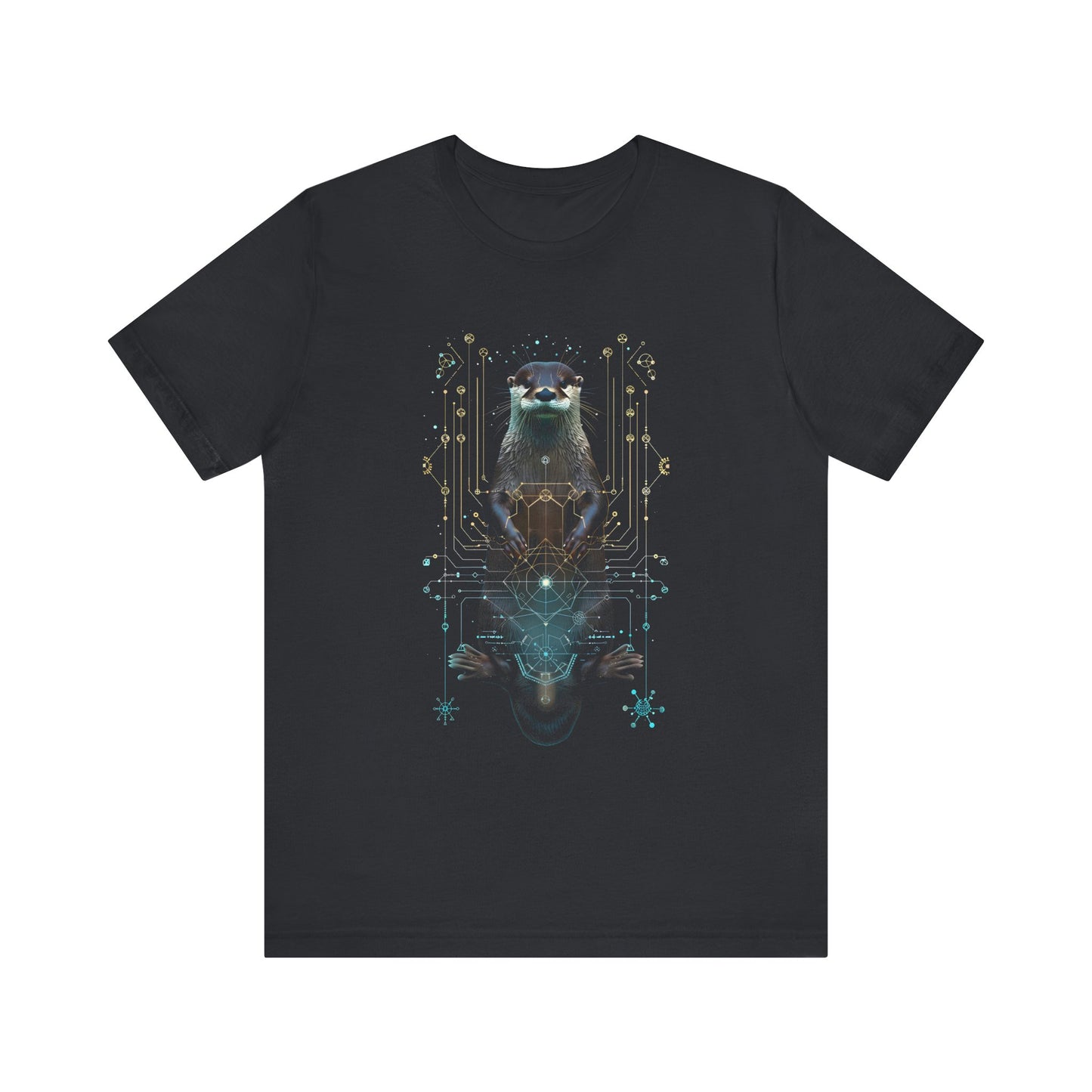 Otter Sacred Geometry T-shirt Design