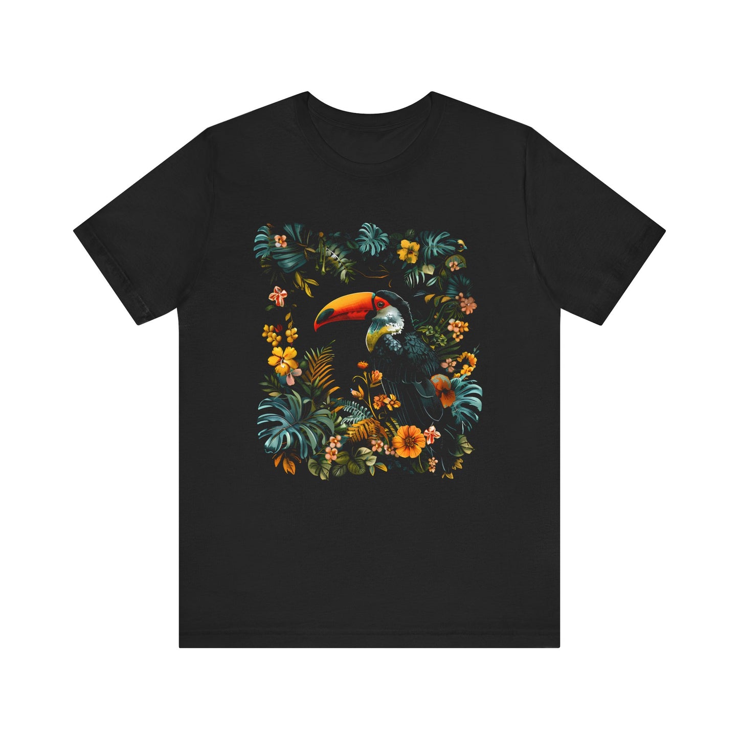 Toucan Sacred Jungle T-shirt Design