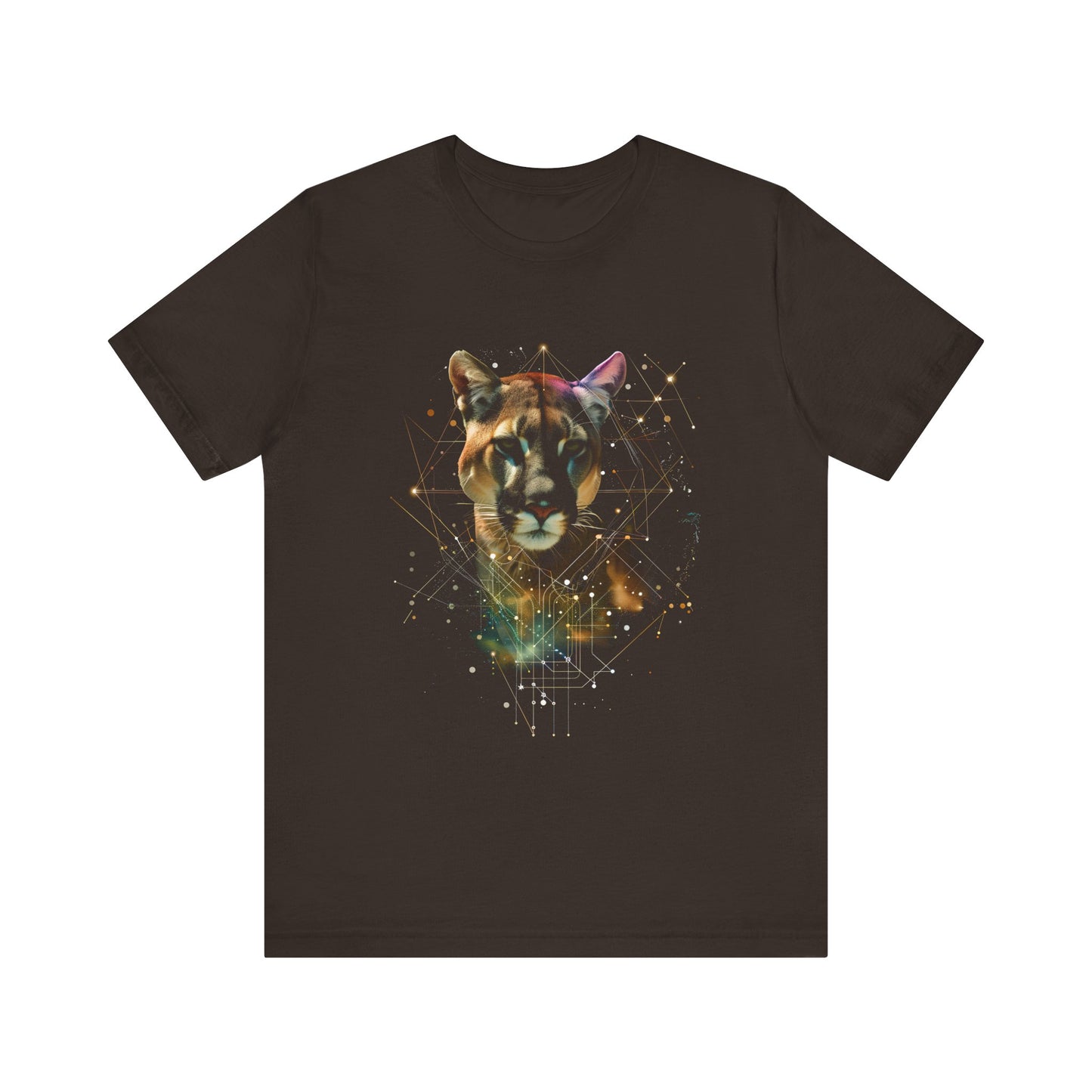 Cougar Mountain lion realistic T-shirt Design 2