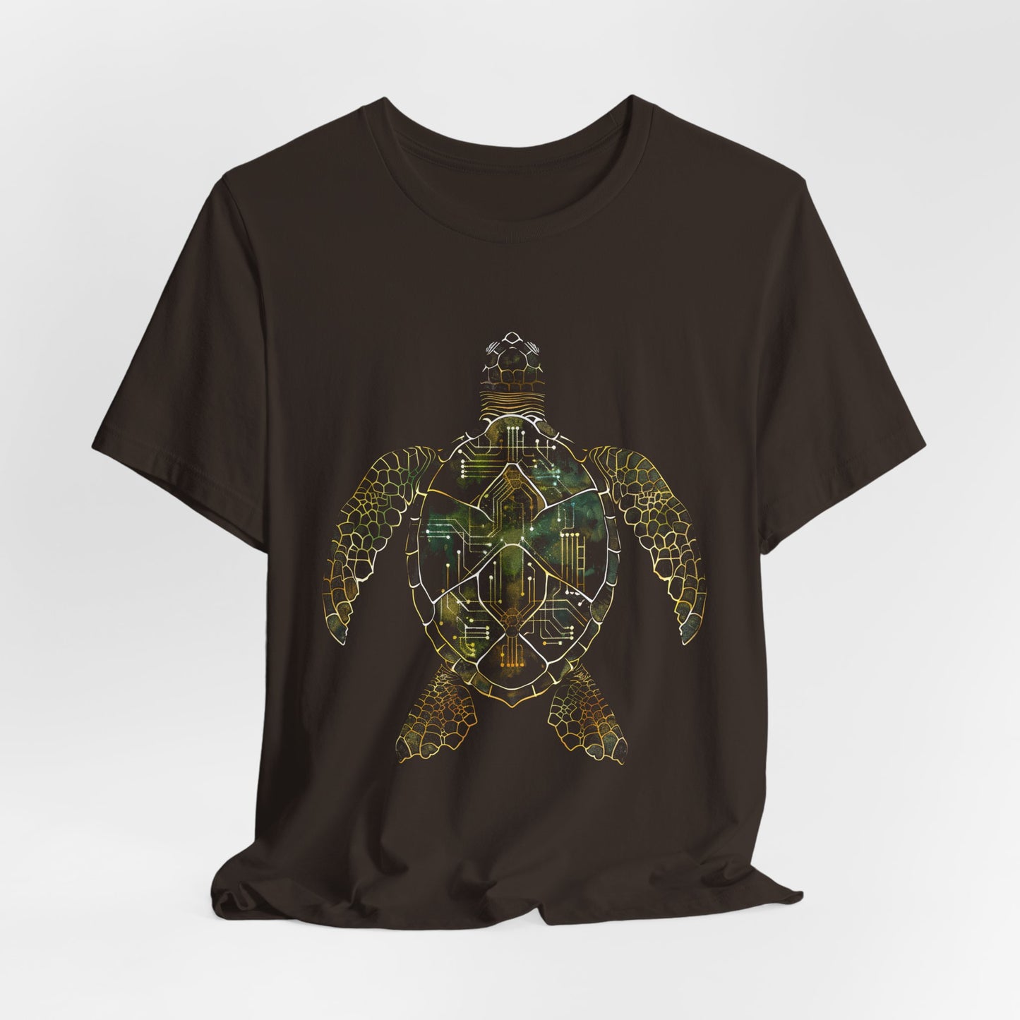 Sea Turtle digital symmetrical T-shirt Design