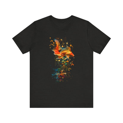 Elegant Goldfish Sacred T-shirt Design