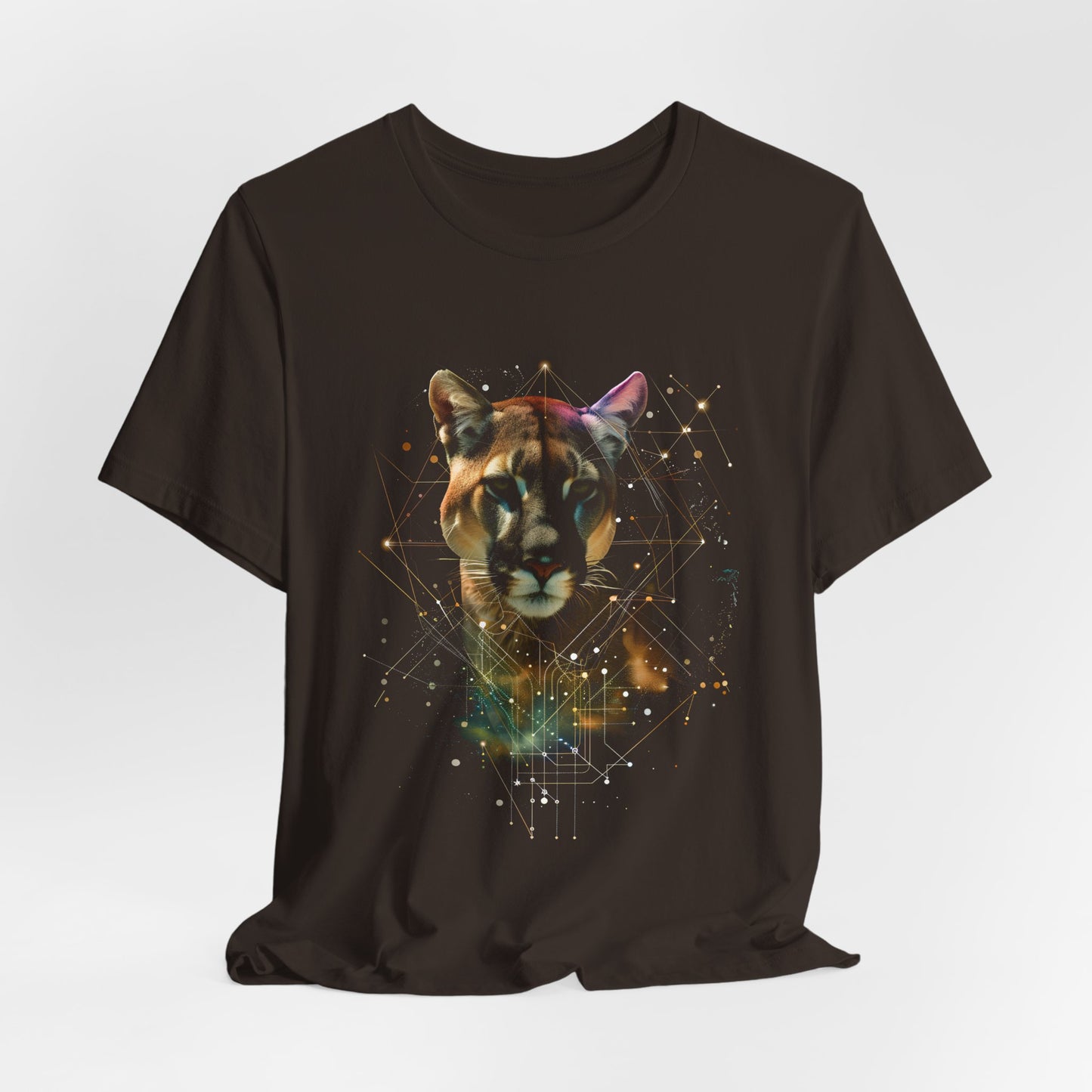 Cougar Mountain lion realistic T-shirt Design 2