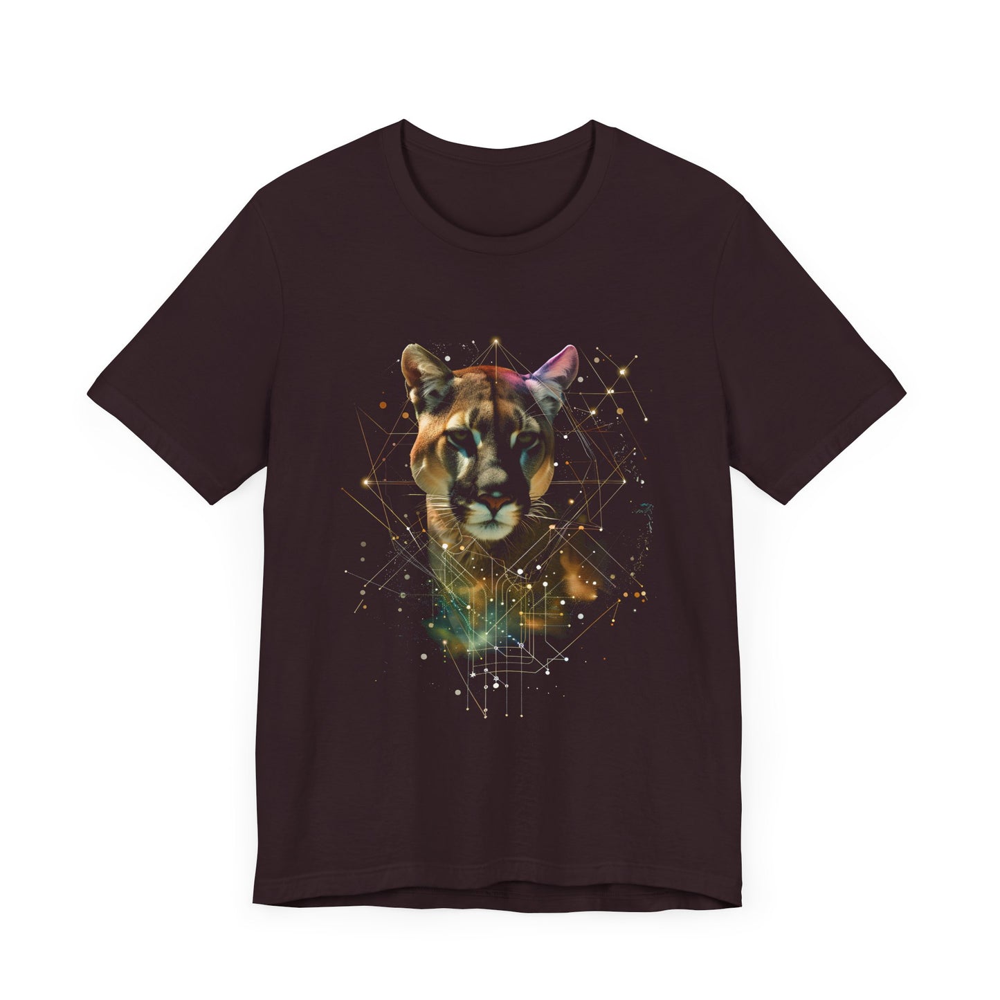 Cougar Mountain lion realistic T-shirt Design 2