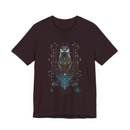 Otter Sacred Geometry T-shirt Design