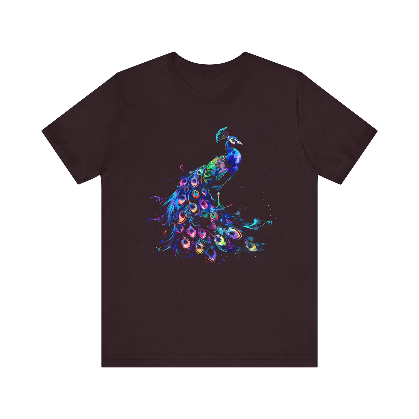 Peacock Sacred Geometry T-shirt Design