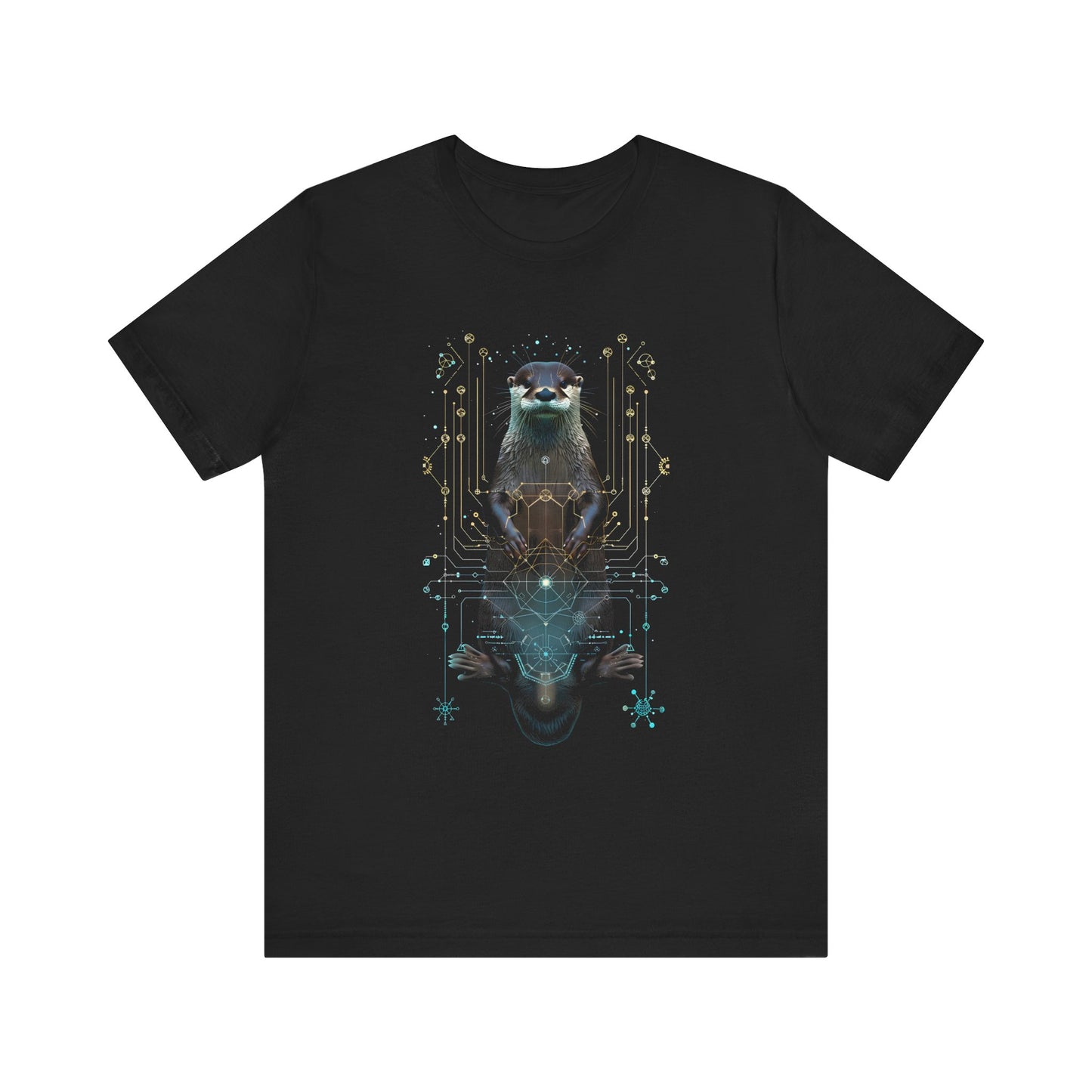 Otter Sacred Geometry T-shirt Design