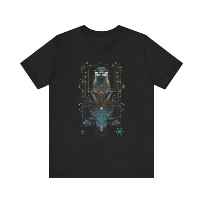 Otter Sacred Geometry T-shirt Design