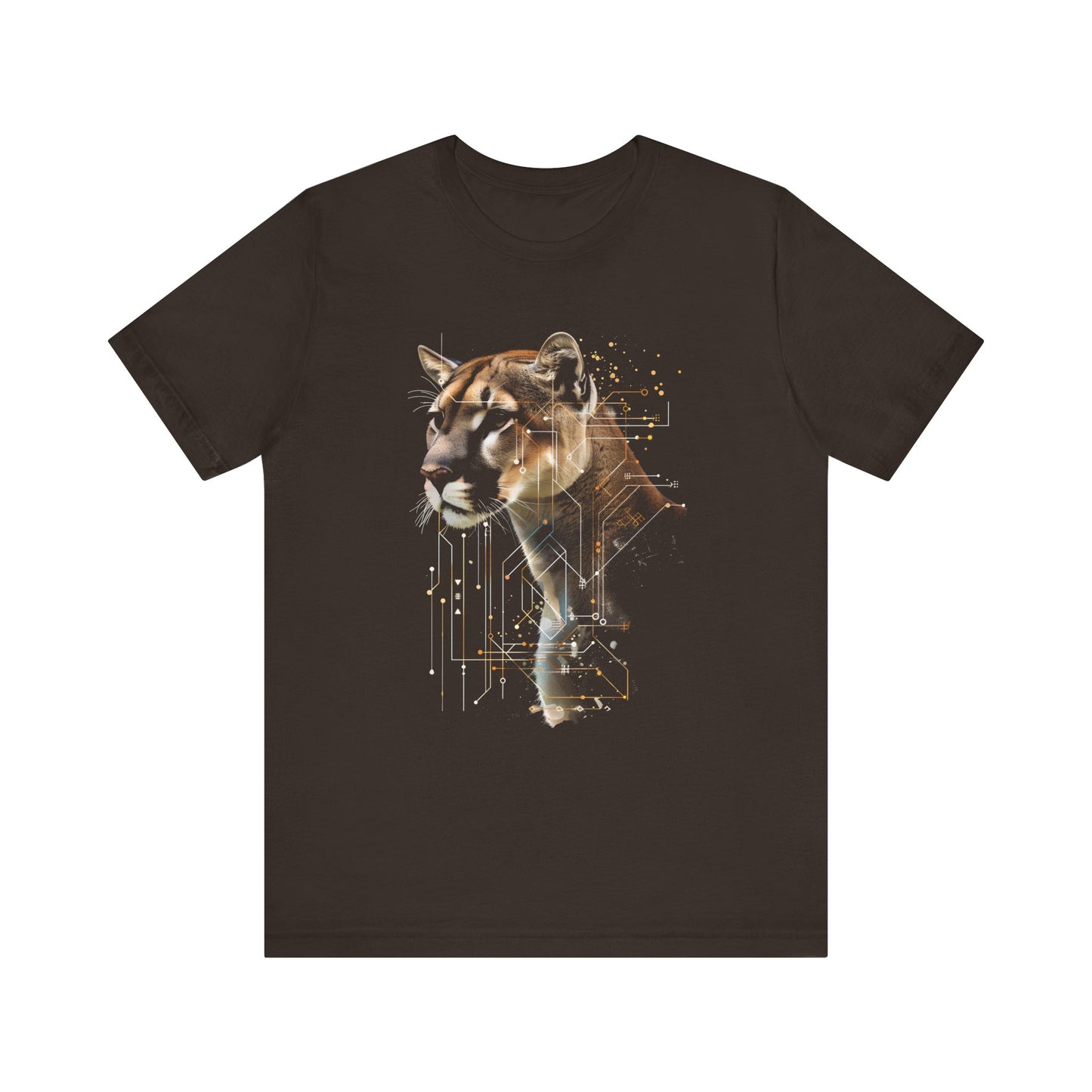 Mountain Lion cougar Sacred T-shirt Design 1