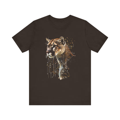 Mountain Lion cougar Sacred T-shirt Design 1