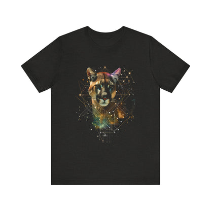 Cougar Mountain lion realistic T-shirt Design 2