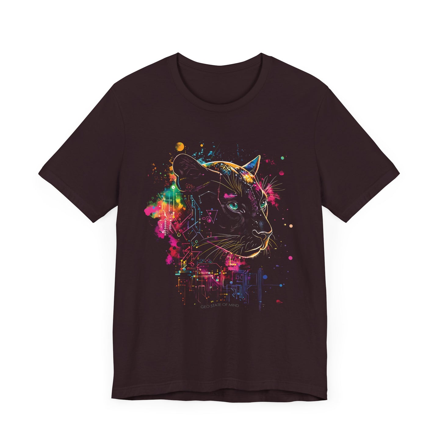 Black Panther Digital splatter T-shirt Design