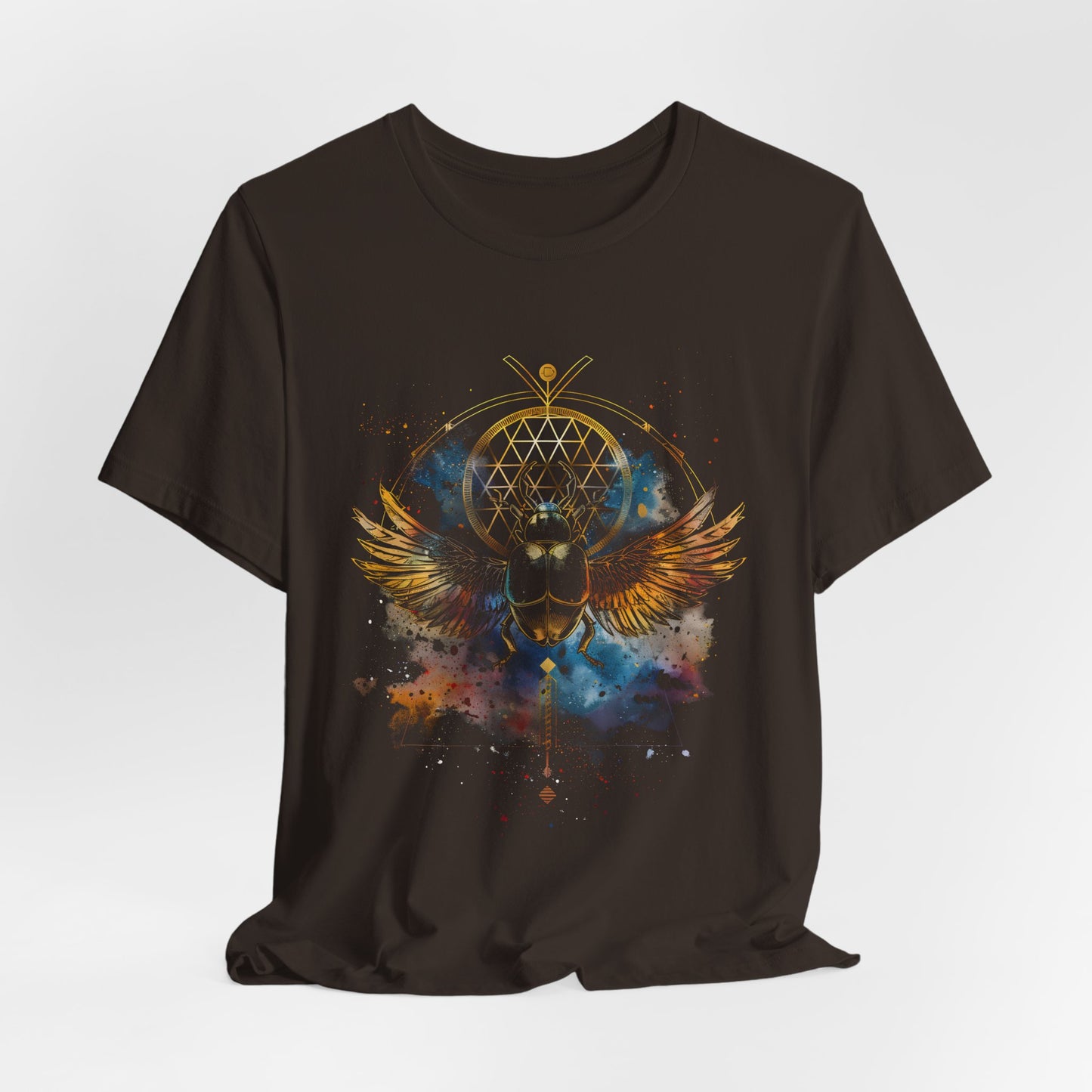 Sacred Scarab Geometry T-shirt Design