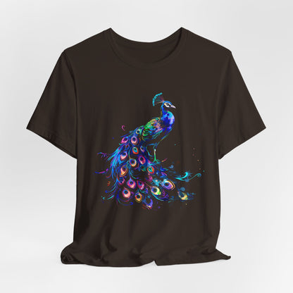 Peacock Sacred Geometry T-shirt Design