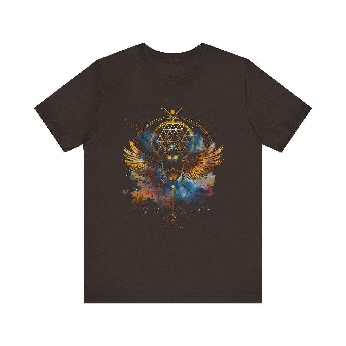 Sacred Scarab Geometry T-shirt Design