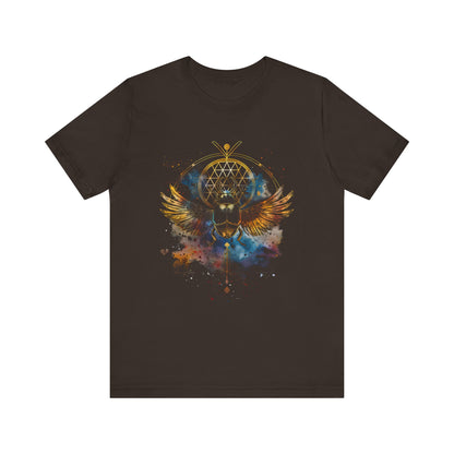 Sacred Scarab Geometry T-shirt Design