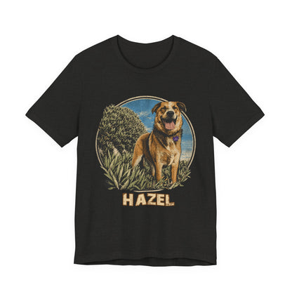 Personalized Pet Portrait T-Shirt - HAZEL EXAMPLE.