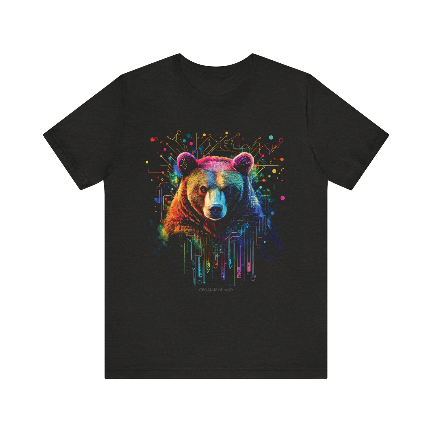 Bear Splatter digital art  T-shirt Design