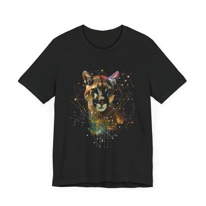 Cougar Mountain lion realistic T-shirt Design 2