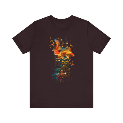 Elegant Goldfish Sacred T-shirt Design