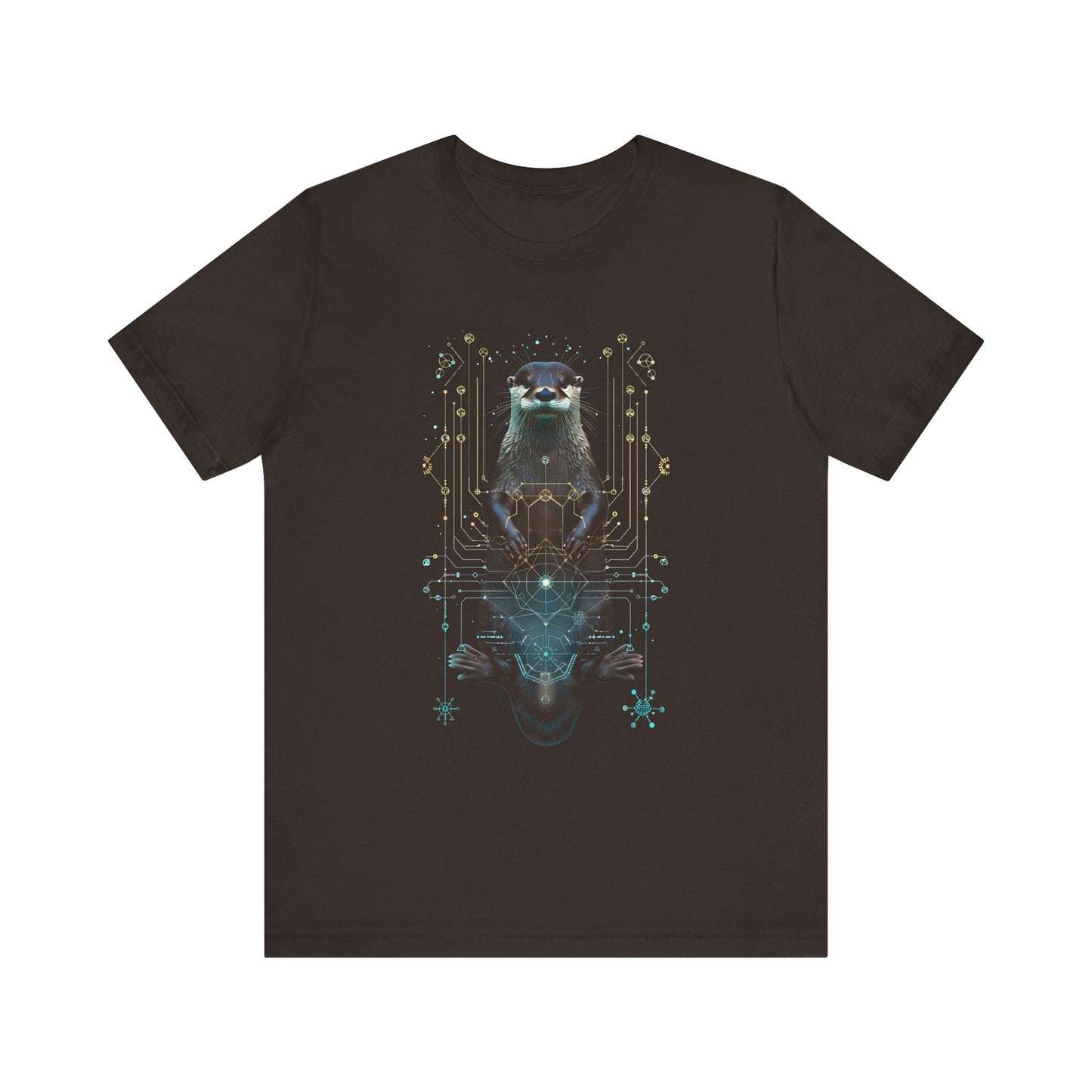 Otter Sacred Geometry T-shirt Design