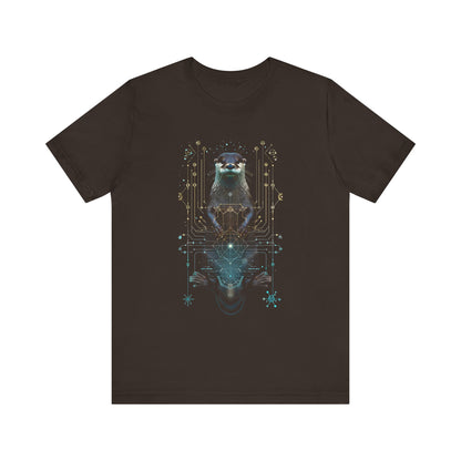 Otter Sacred Geometry T-shirt Design