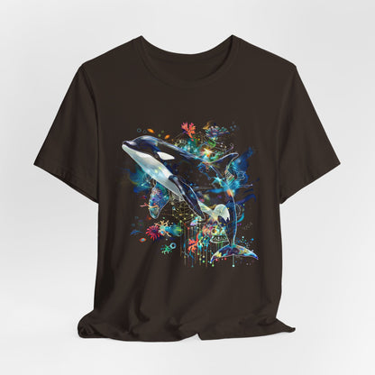 Spiritual Ocean Killer whale T-shirt Design