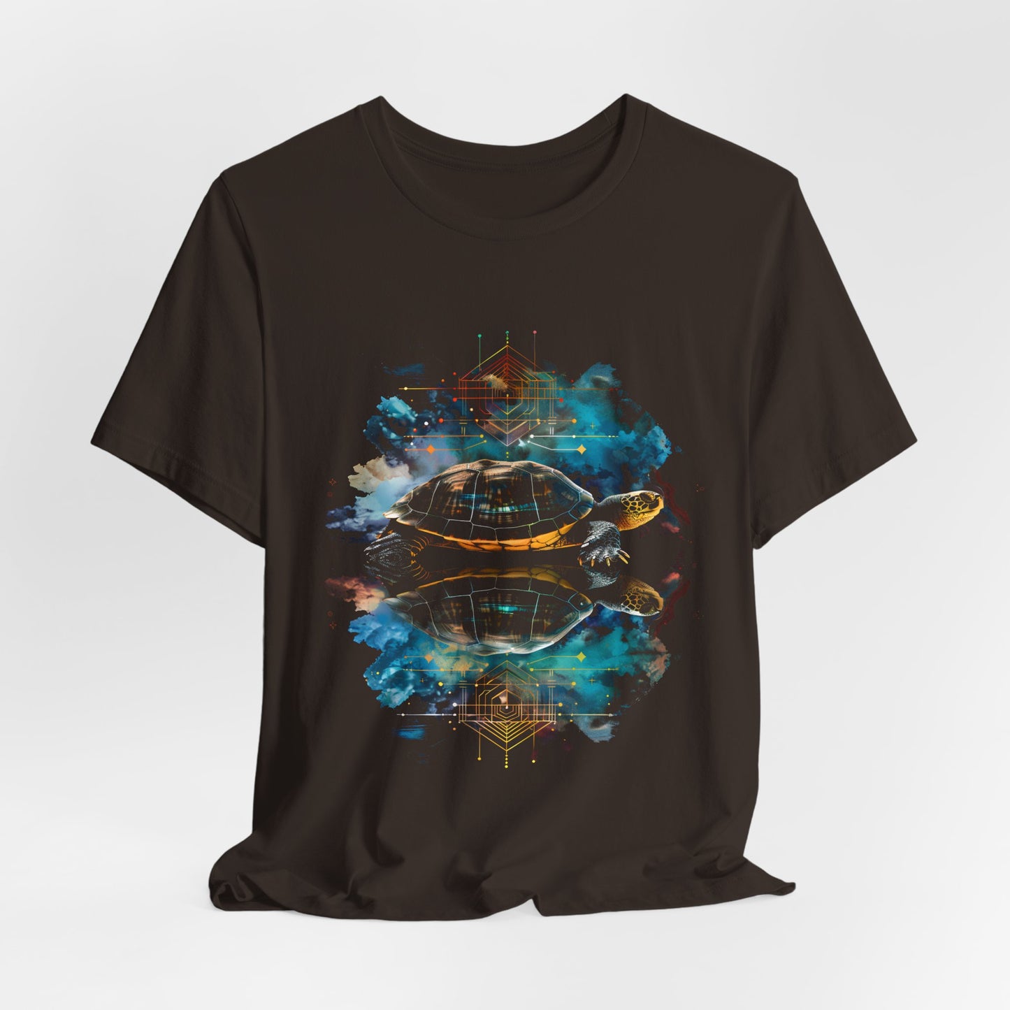 Turtle reflection cloudy T-shirt Design