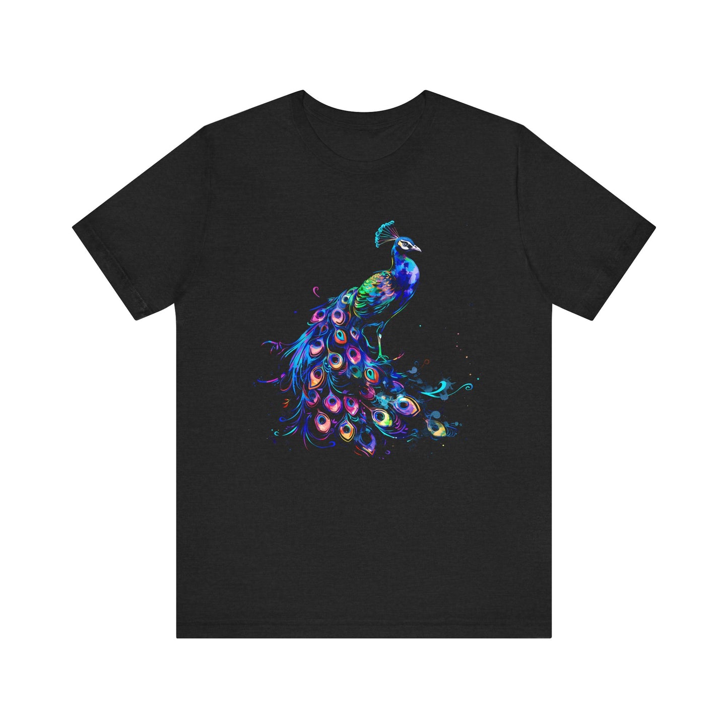 Peacock Sacred Geometry T-shirt Design