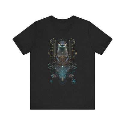 Otter Sacred Geometry T-shirt Design