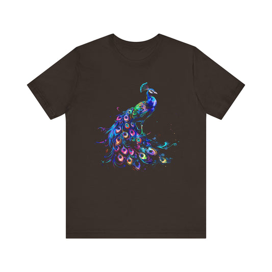 Peacock Sacred Geometry T-shirt Design