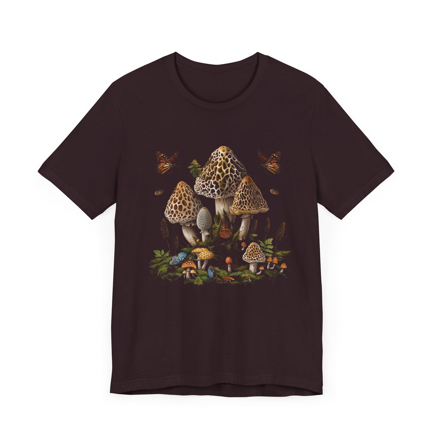 Mushroom Mossy Sacred Geometry T-shirt Design