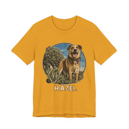 Personalized Pet Portrait T-Shirt - HAZEL EXAMPLE.