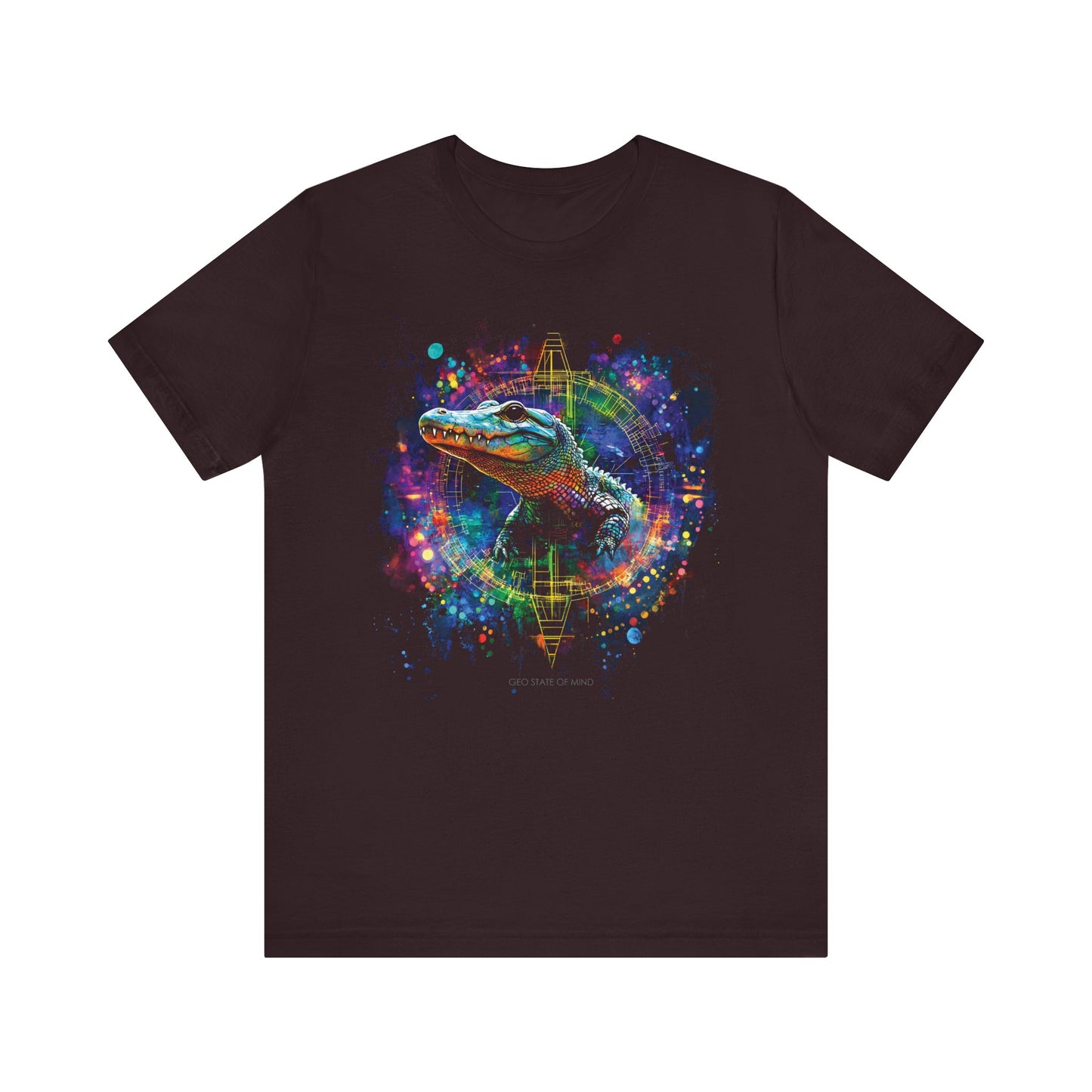 Baby Alligator Sacred geometry T-shirt Design