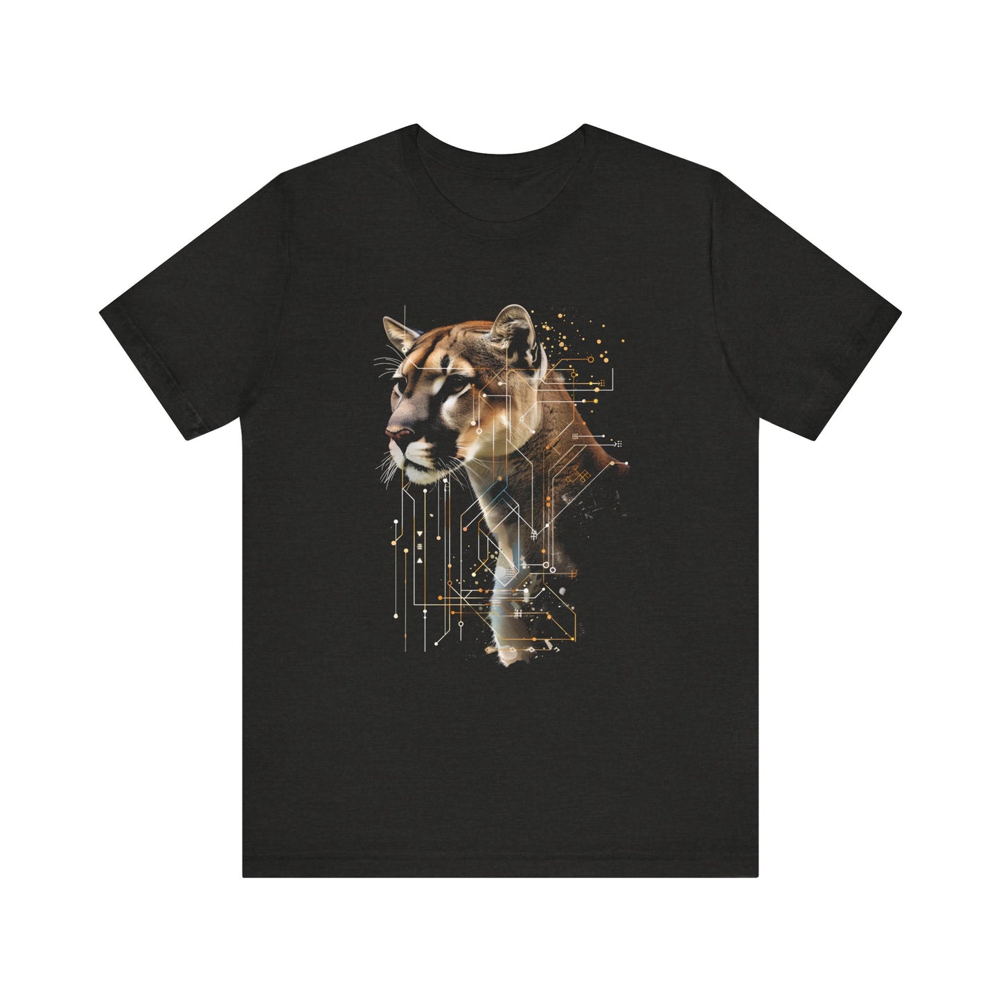 Mountain Lion cougar Sacred T-shirt Design 1