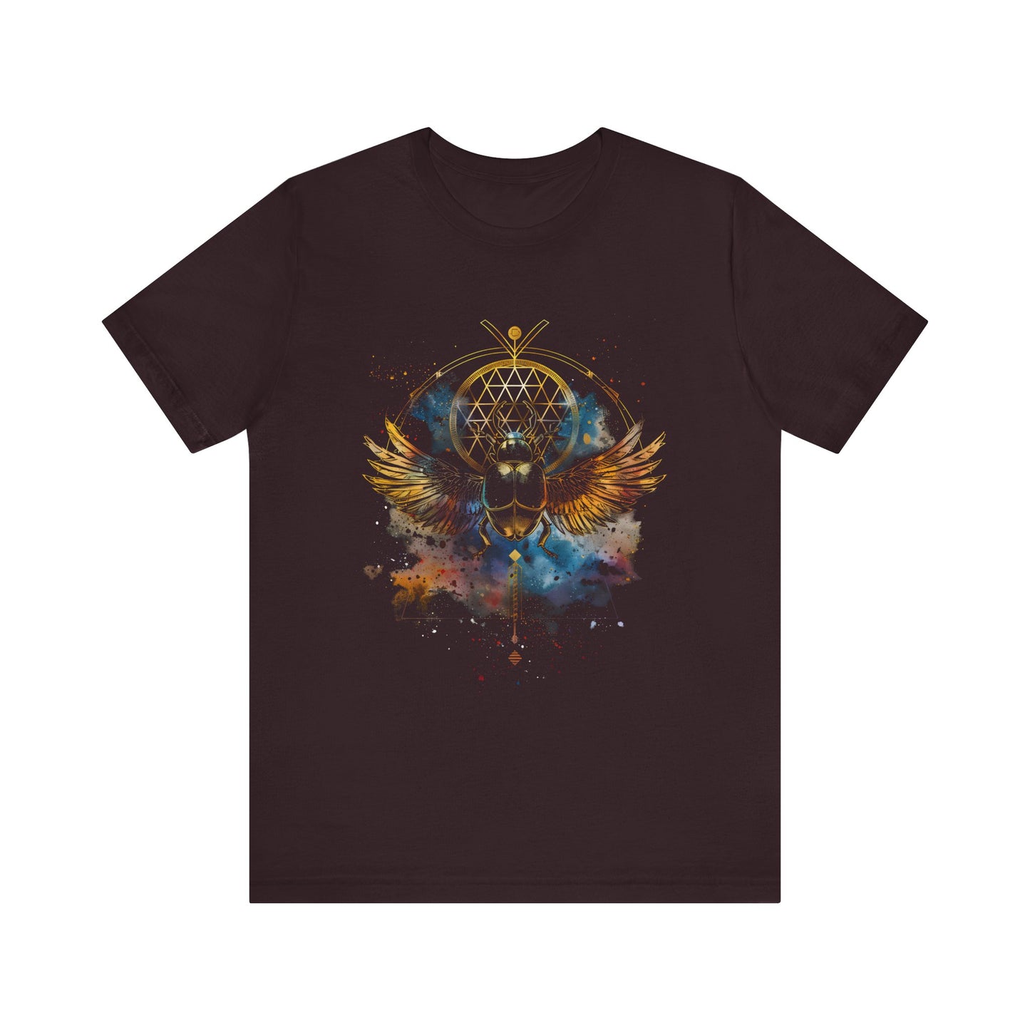 Sacred Scarab Geometry T-shirt Design