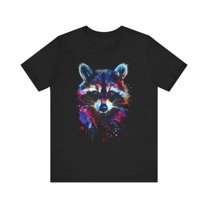 Racoon Splatter T-shirt Design