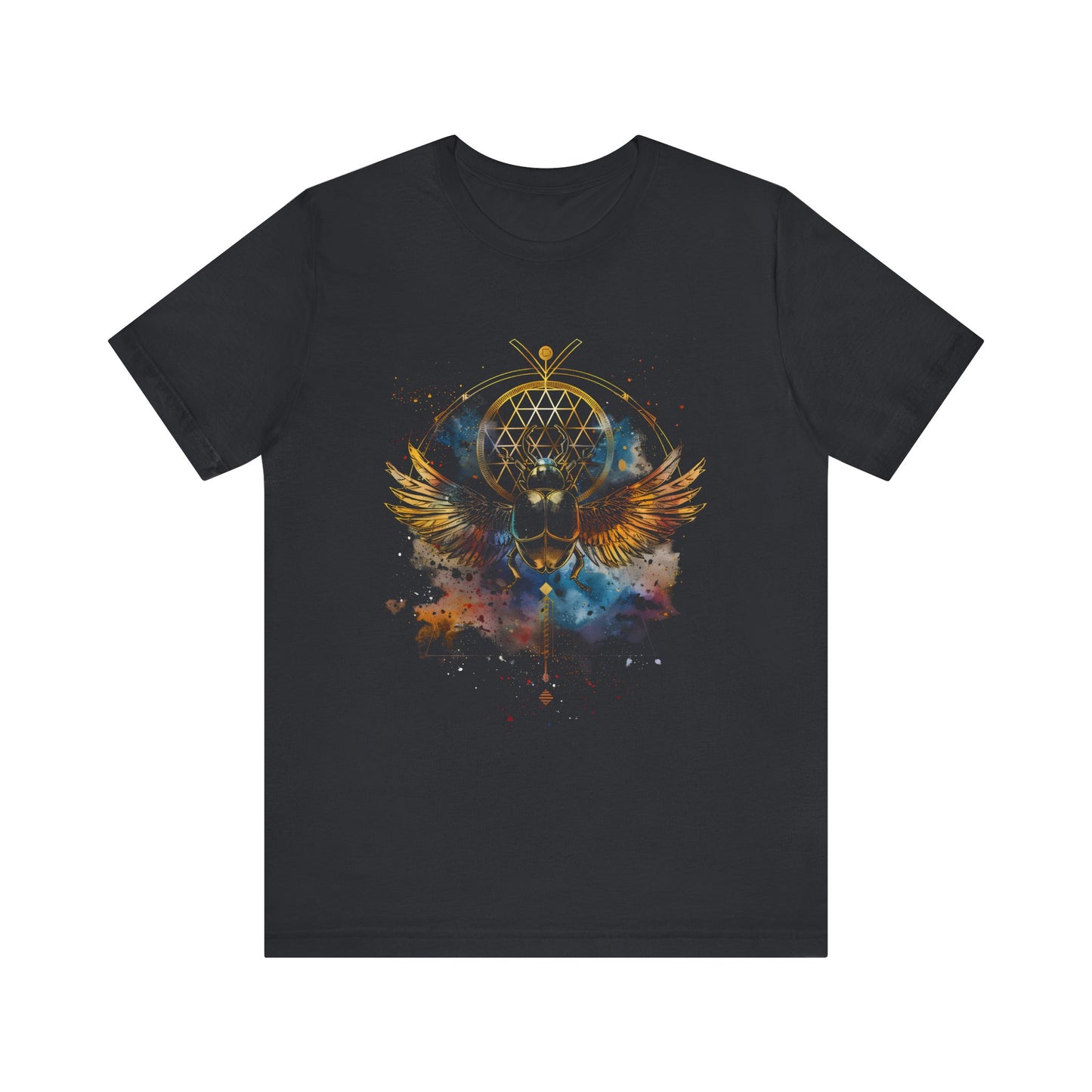 Sacred Scarab Geometry T-shirt Design