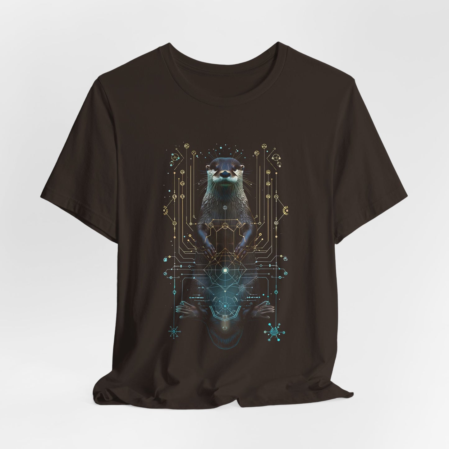 Otter Sacred Geometry T-shirt Design