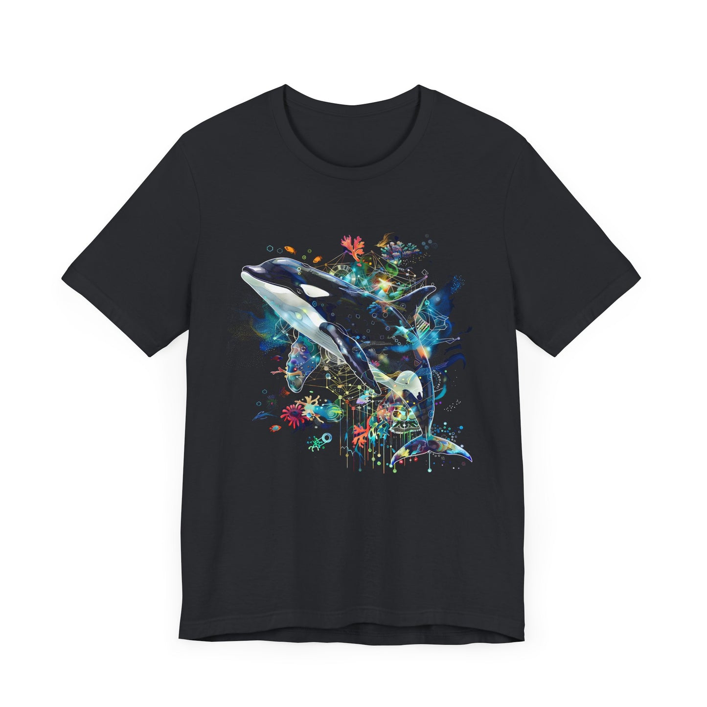 Spiritual Ocean Killer whale T-shirt Design